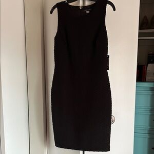 NWT Tommy Hilfiger Black Textured Mini Dress